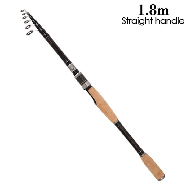 Teleskopisk fiskestang Stream Håndstang 1.8M LIGE HÅNDTAG 1.8mstraight handle