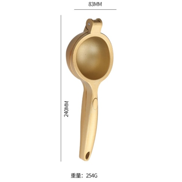 Handpress Lemon Squeezer SILVER silver
