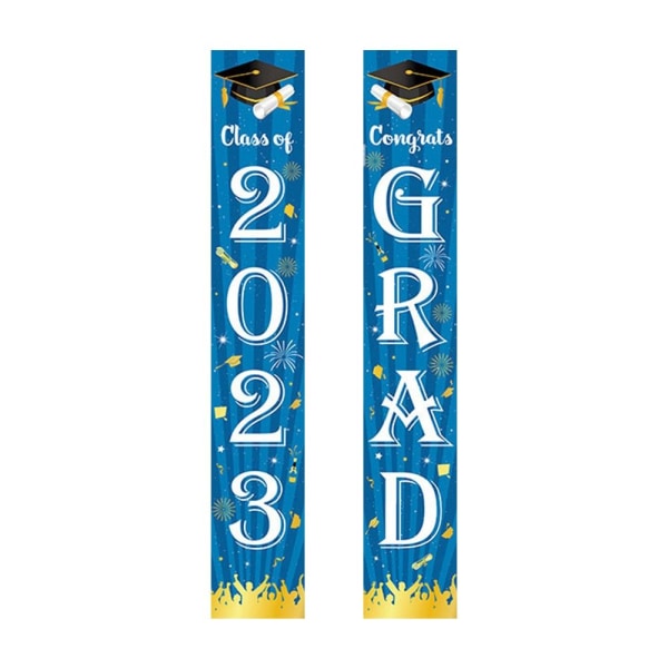 2023 Graduation Porch Door Banner Afgangsceremoni hængende flag