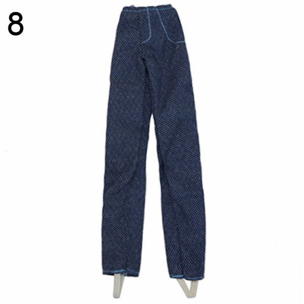 Floral Jeans Nahkahousut 8 8 8