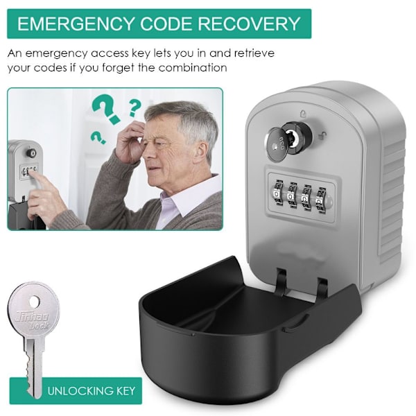 Keybox Password Box SORT Black