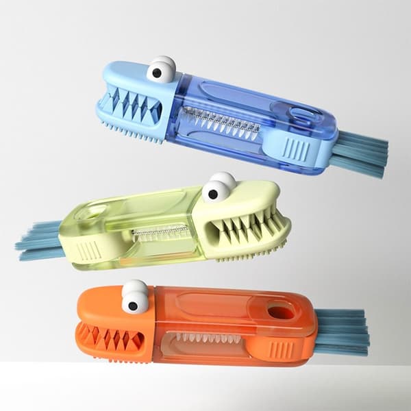 Flaskkopp Lock Brush Cleaner Tools BLÅ blue