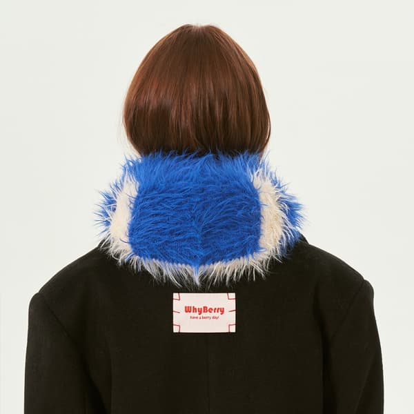 Strikket lue Balaclava lue BLÅ Blue