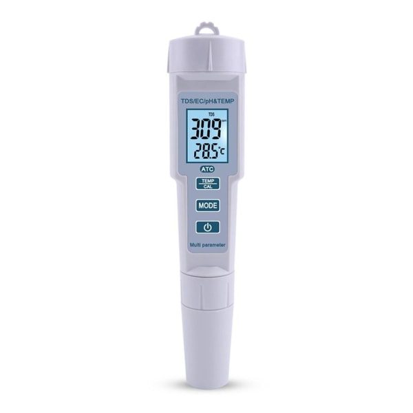 Vannkvalitetstester PH/TDS/EC/Temperaturmåler 4 i 1