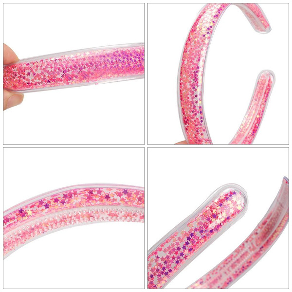 Quicksand Pannband Glitter Pannband LILA PURPLE
