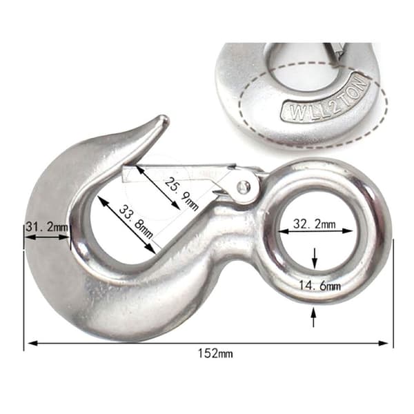 Klätterutrustning Karbinhake Säkerhet Snap Hook 0.2TSTYLE 1 STIL 1 0.2TStyle 1