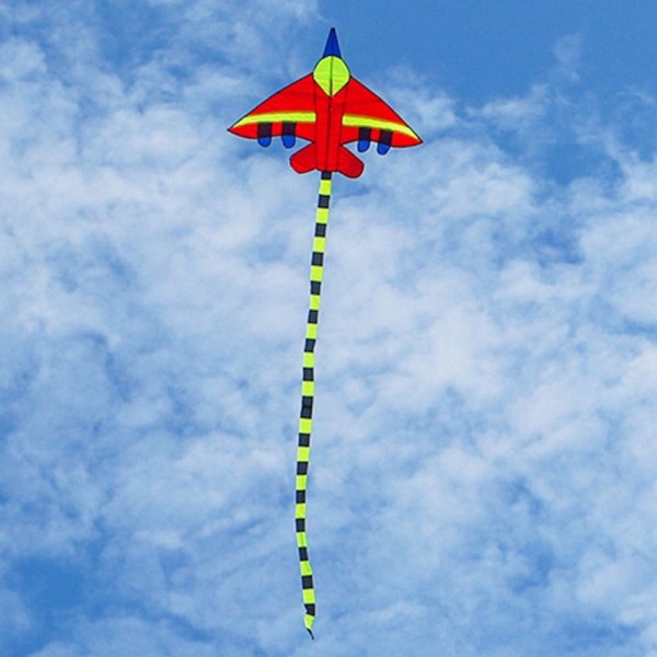 Plastic Fighter Kite Large Plane Kites 1 1 1