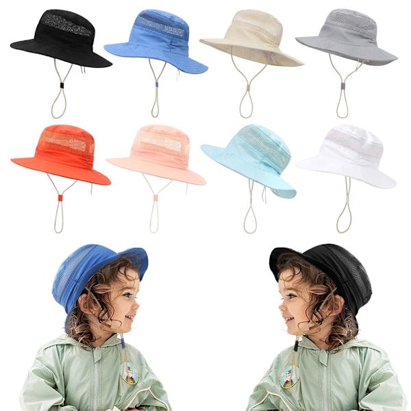 Bucket Hat Beach Cap GRÅ grey