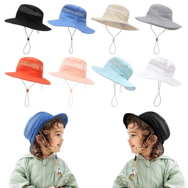 Bucket Hat Beach Cap VIT white