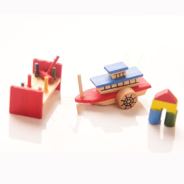 Dockhus trummar docka Miniatyr krocket set 5 5 5