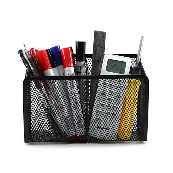 Metal Wire Mesh Box Makeup Opbevaringsboks 2 GRIDS 2 GRIDS 2 grids