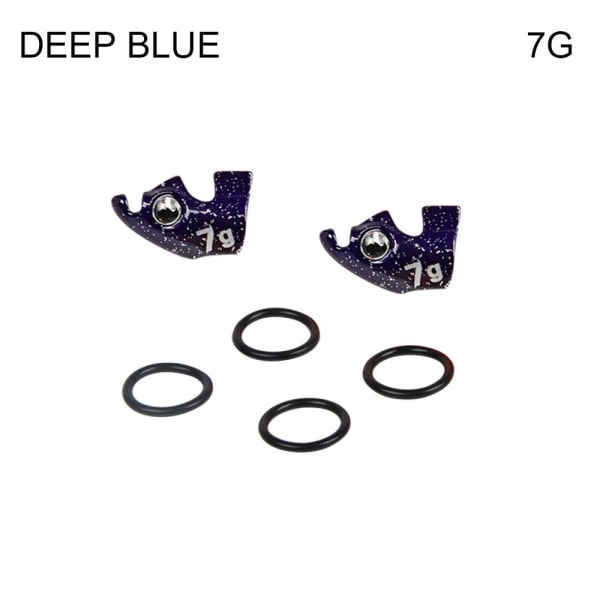 Trä räkor Vikt Sänka Fiskebete Tackle 7GDEEP BLUE DEP 7gDeep Blue