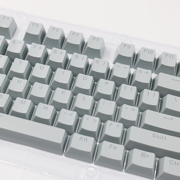 Näppäimistön näppäimet Tyhjät näppäimet HARMAA Grey