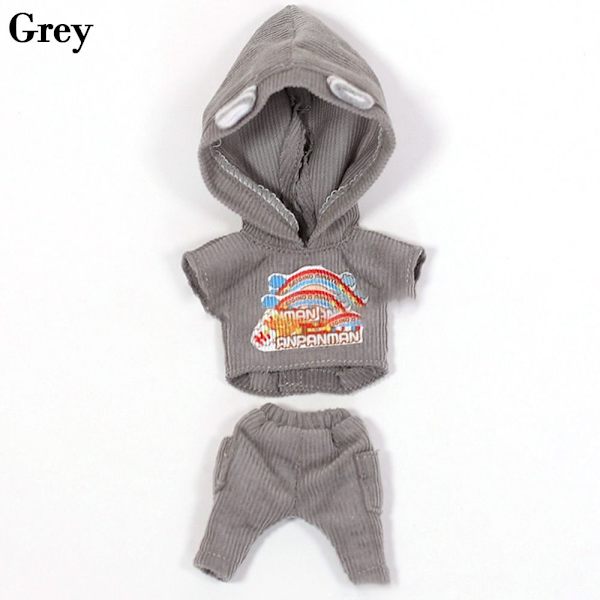 Muoti Doll Vaatteet Nuket Takki Takki HARMAA Grey