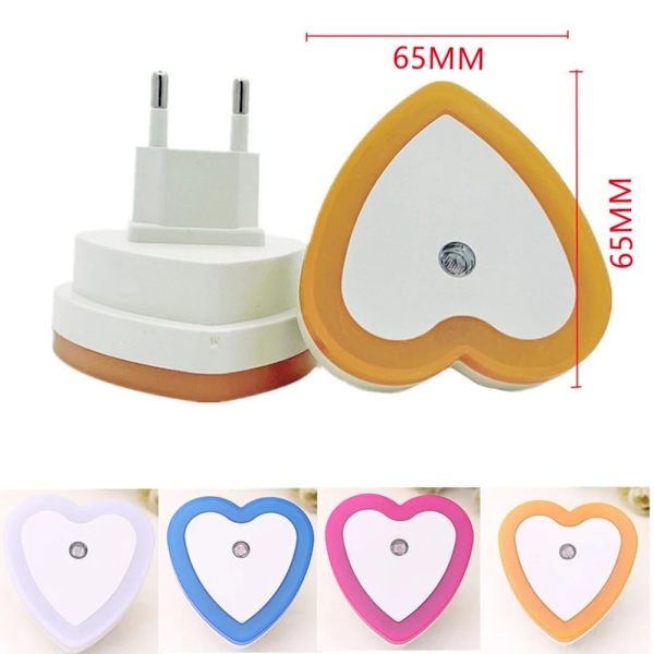 2stk Nattlys Induksjonslampe ROSA EU-STOPP EU-STOPP Pink EU Plug-EU Plug