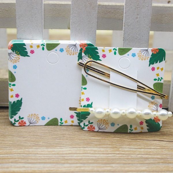 100 kpl/erä Hiusneula Pakkauskortti Voimapaperikortti 100 KPL 06 100pcs 06