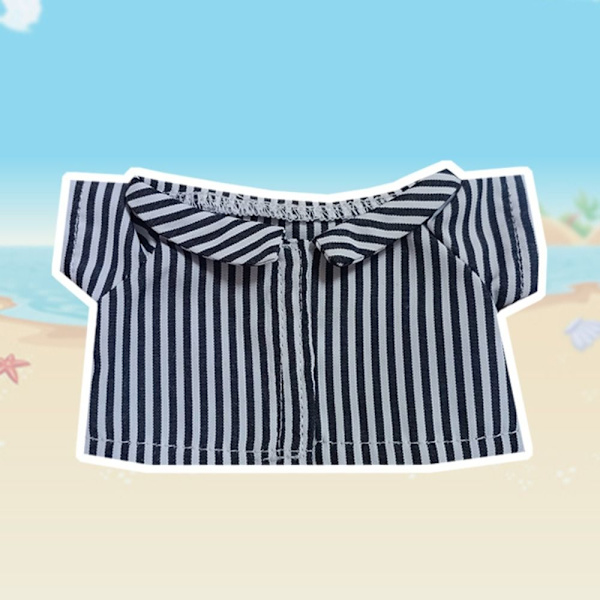 Doll Beach Casual Wear Dukketøj SORT SKJORTE SKJERTE Black Shirt-Shirt