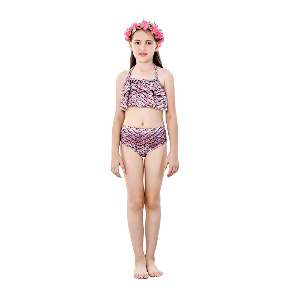 3 Stk Kids Mermaid Tail Bikini Sæt C-110CM C-110CM C-110CM