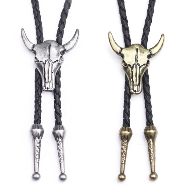 Cow Head villapaita ketjuriipus kaulakoru SILVER WOLF HEAD WOLF Silver Wolf Head-Wolf Head
