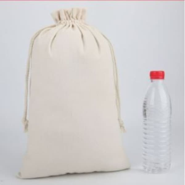 6 Stk Lærredstaske Bundle Pocket Bomuld Linned
