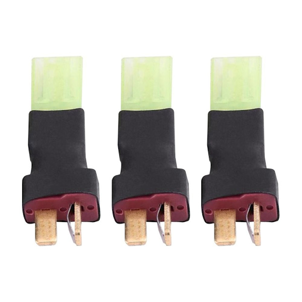 3 kpl T Plug Into Mini for Tamiya Plug Adapter Connector T PLUG T Plug Male