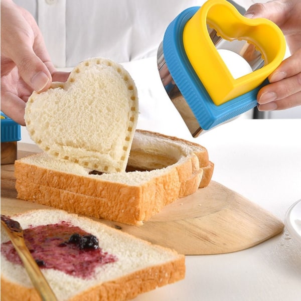 Sandwich Cutter Sett Sandwich Molds HJERTE HJERTE heart