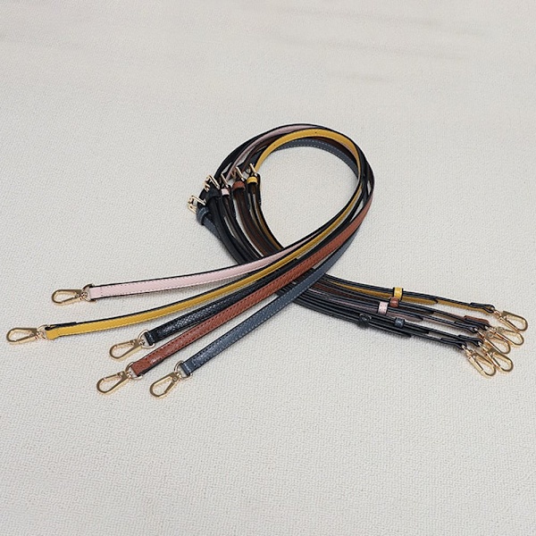 Læderrem Håndtaske bælter SORT STRAP SORT STRAP Black Strap