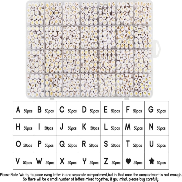 bokstavspärlor alfabetet akryl