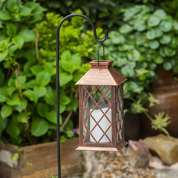 LED Solar Lantern Palace Lampe BRONZE Bronze
