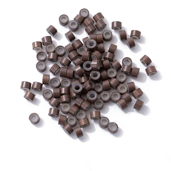 500 stk Micro Ringe Links Beads SORT black