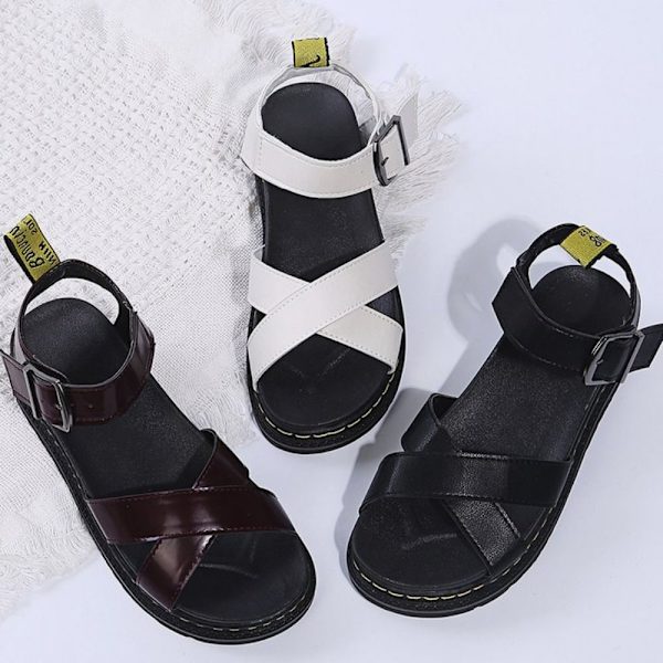 1 par Chunky Sandaler Casual Tofflor SVART EU35 black EU35