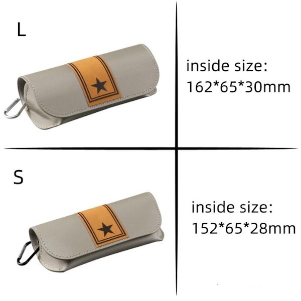 Brilletaske Hængende solbrilleetui L (UDDEN KROG） L (UDDEN L (without hook）