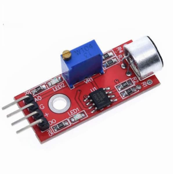 3 stk Mikrofonsensormodul Lydsensor Stemmeregistrering