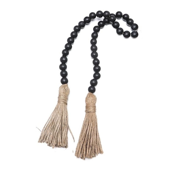Puiset helmillä koristellut seppeleet maalaistalohelmet Rustic MUSTA 36 HELMET 36 black 36 beads-36 beads