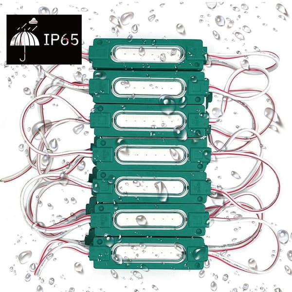 10 stk. LED-modul COB-lys HVIT 24V HVIT 24V white 24V