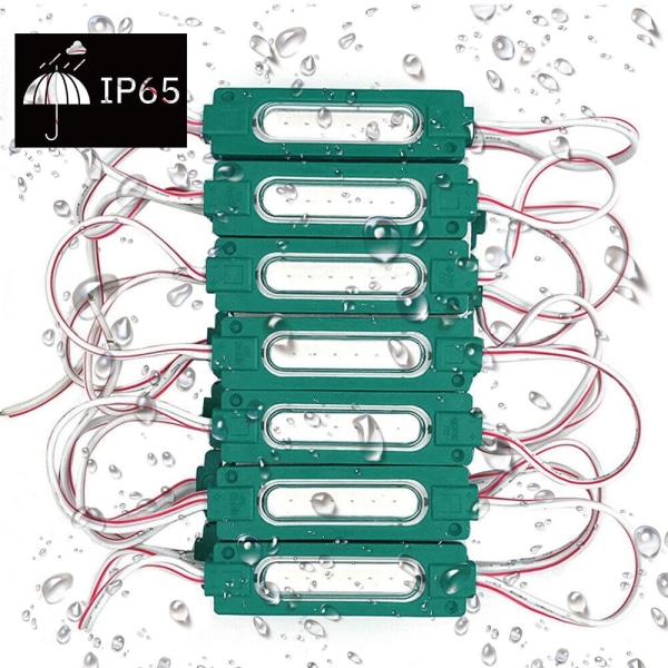 10STK LED Modul COB Lys GRØN 12V GRØN 12V green 12V