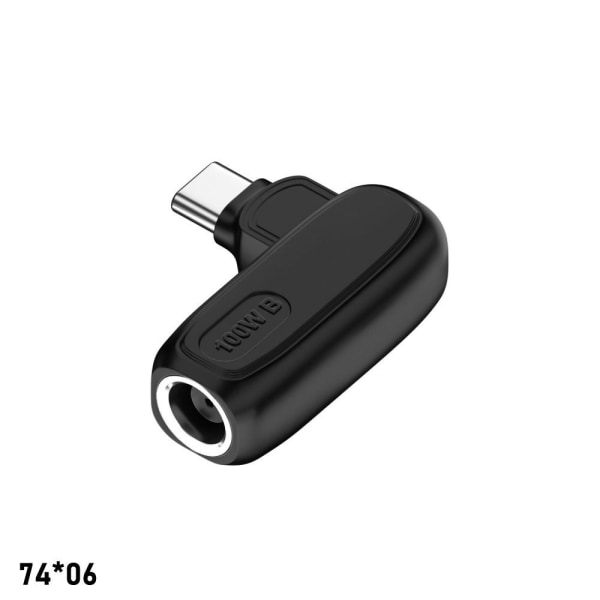 DC til Type C Converter Laptop Ladeplugg 7,4X0,6MM TIL TYPE-C 7.4x0.6mm to Type-C