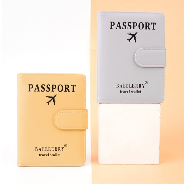 Passdeksler RFID Passport Clip GUL Yellow