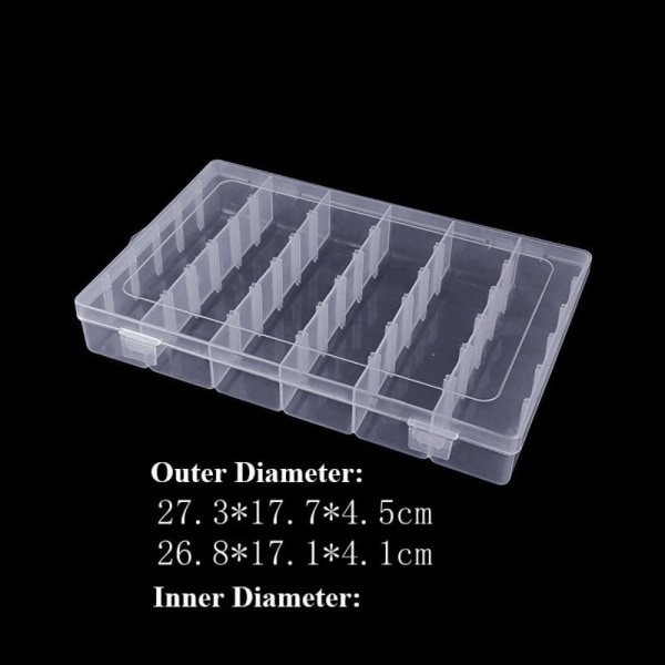Oppbevaringsboks for smykker perler 27,3X17,7X4,4CM7 7 27.3x17.7x4.4cm7