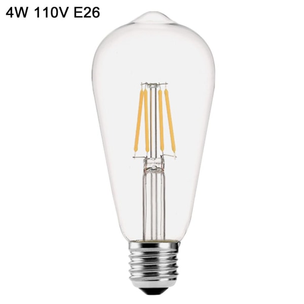 LED-lampa Vintage Bulb 4W 4W 110V E26