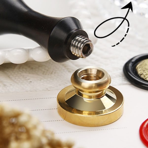 Seal Kobberhode Voks Seal Stempel 9 9 9