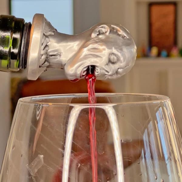 Zombie Head Wine Pourse Wine Aerator Pourer Karaffpip