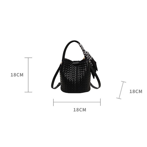 Vevd Bucket Bag Crossbody Bag SVART BLACK