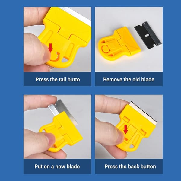 Razor Blade Scraper Lim Remover Tapet Udpakningsværktøj