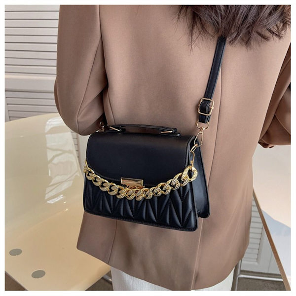 Axelväska Kedja Crossbody-väskor LILA purple