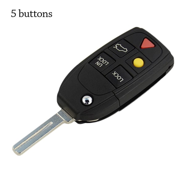 Fjernnøgleskall Bil fjernbetjeningsnøglekasse 4 KNAPPER 4 KNAPPER 4 buttons