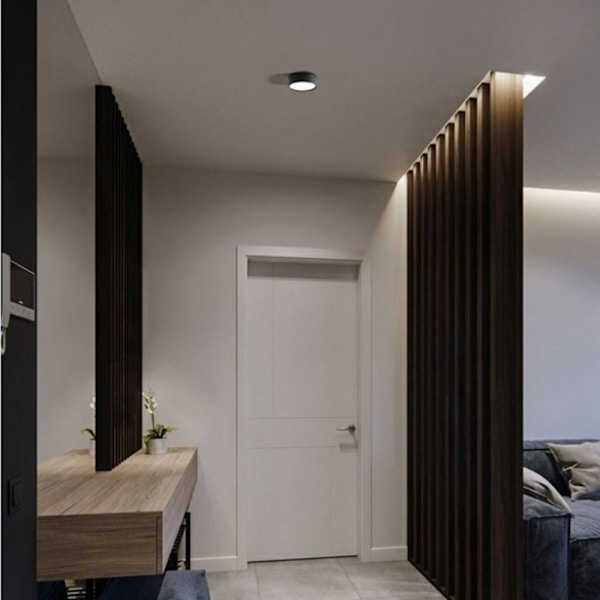 Led Taklampe Led Downlight SORT--7W SORT--7W Black--7W
