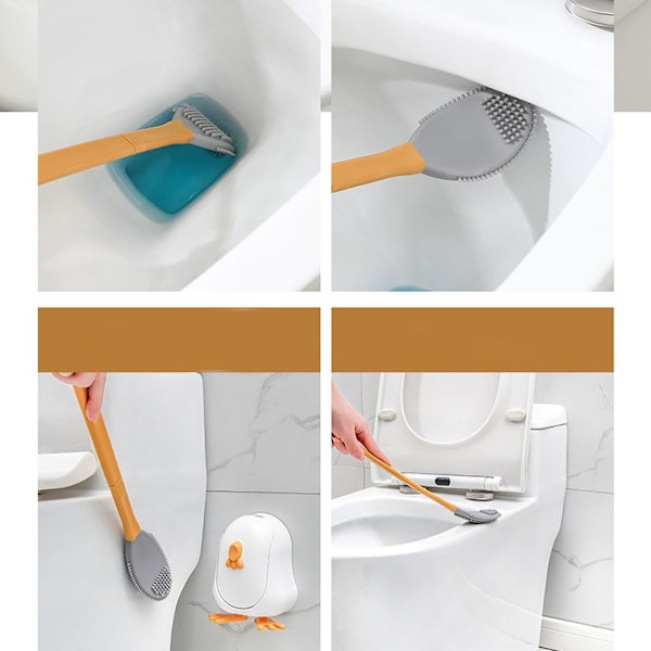 Puhdistusharja WC-harja HARMAA Grey