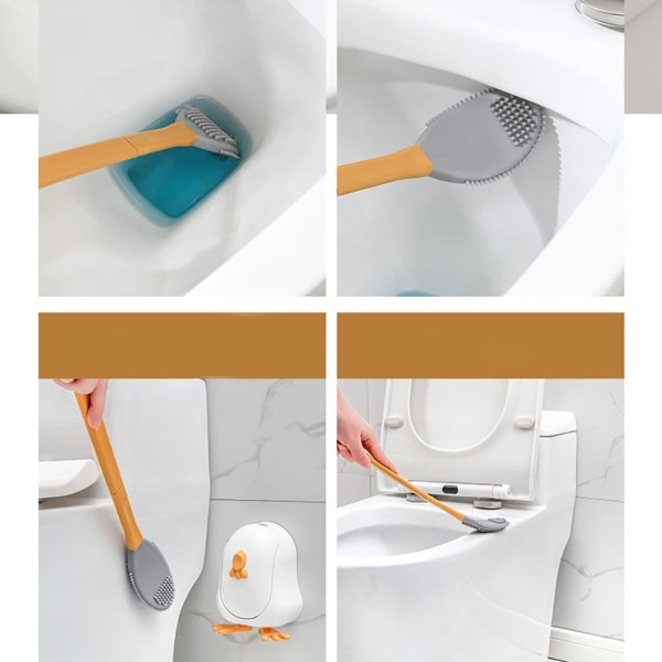 Puhdistusharja WC-harja KELTAINEN Yellow