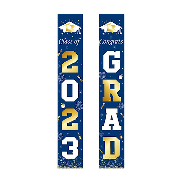 2023 Graduation Porch Door Banner Afgangsceremoni hængende flag
